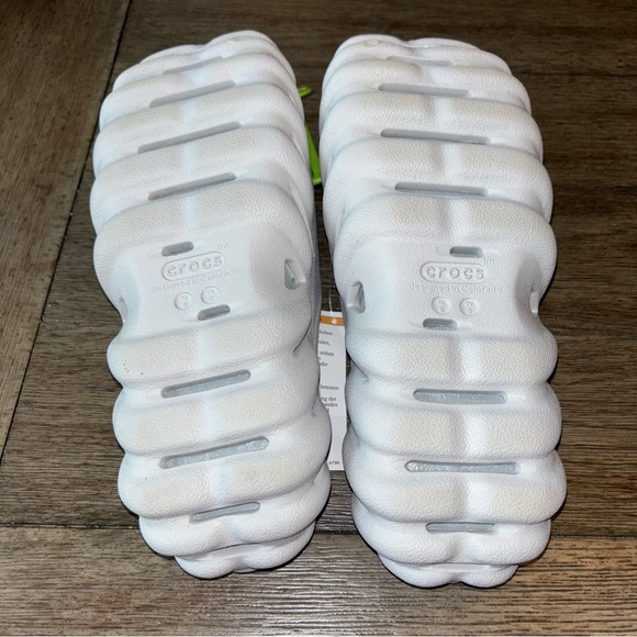 Crocs Echo Gray Slides Men’s 6, Women’s  8 NWT - Picture 5 of 5